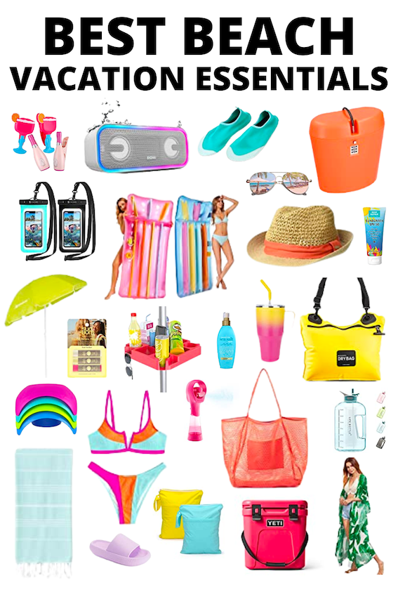 Beach Vacation Essentials: 30+ Accessories and Gear to Make Your Trip a  Breeze - Stella in Paradise