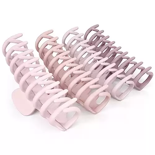 Large Claw Clips For Thick Hair, 4 Pack