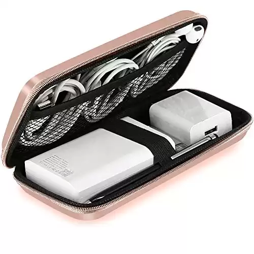 Hard Protective Shockproof Carrying Case Cable Organizer