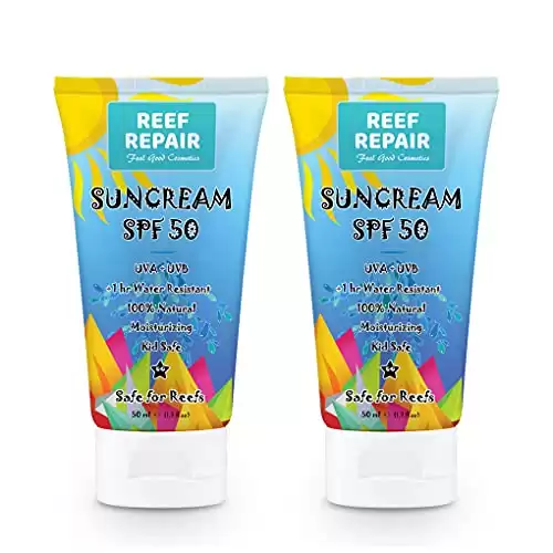 Reef Repair Sunscreen SPF 50, Travel Size 1.7oz (2pk)