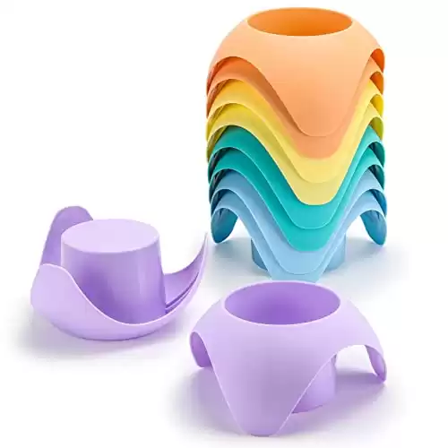 10 Pack Beach Cup Holders (5 Colors)