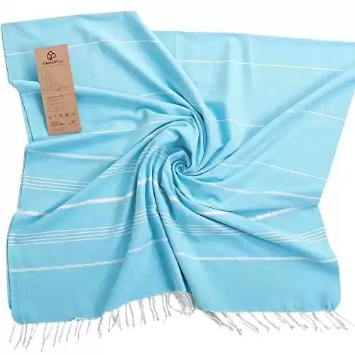 Cloud Oversized Beach Towel - Sand-Resistant, Quick Drying - 100% Organic Turkish Cotton