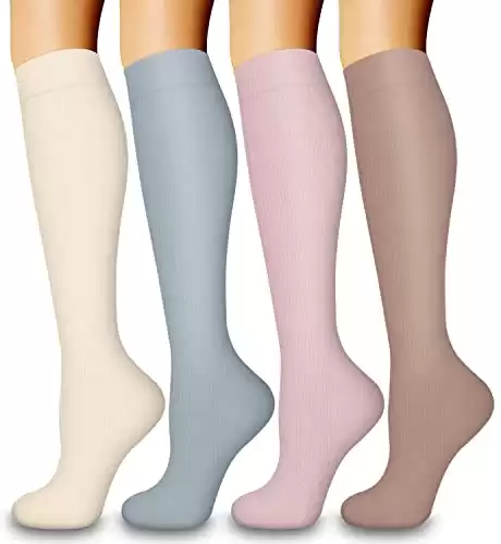 Laite Hebe 4 Pairs-Compression Socks