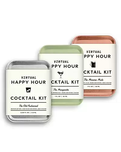 W&P The Virtual Happy Hour Cocktail Kit, Variety Pack of 3