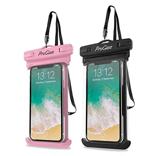 Waterproof Phone Pouch Dry Bag for iPhone, Set of 2