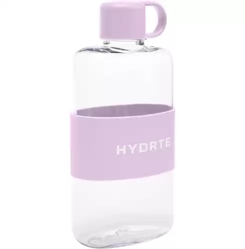 Hydrte Slim/Flat Water Bottle For Travel