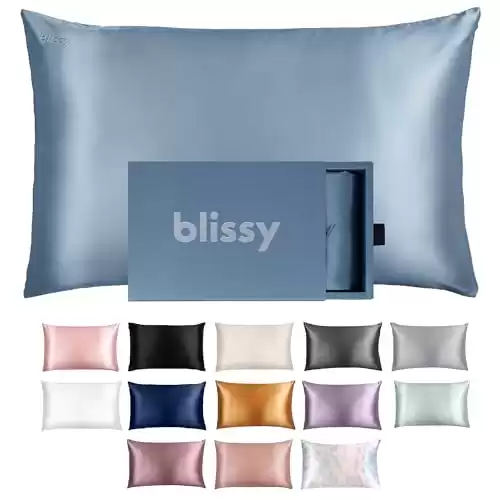 Blissy Silk Pillowcase - 100% Pure Mulberry Silk