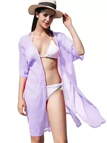 Chiffon Kimono Cover Up