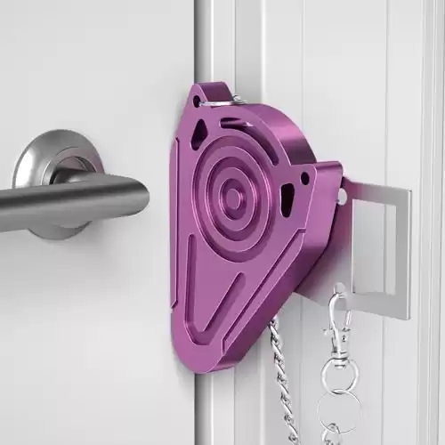 Portable Door Lock for Travel Hotel Room Safety