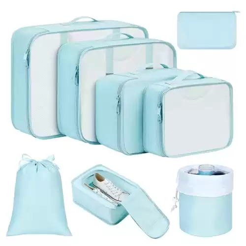 Luggage Organizer Packing Cube Bags 8 Pcs