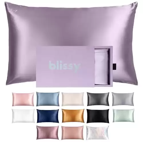 Blissy Silk Pillowcase - 100% Pure Mulberry Silk