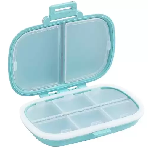 8 Compartments Travel Pill Organizer