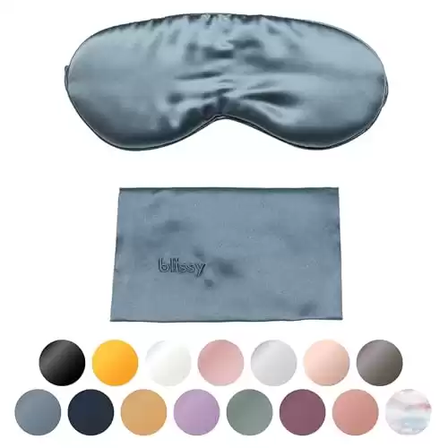 Blissy Silk Sleep Mask 100% Pure Mulberry Silk