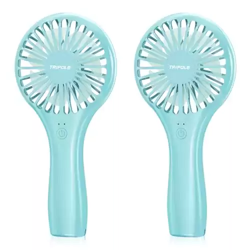 2 Pack Handheld Portable Fans