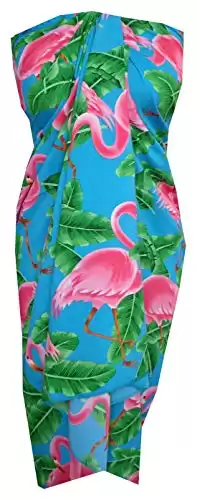 Big Flamingo One Size Pareo