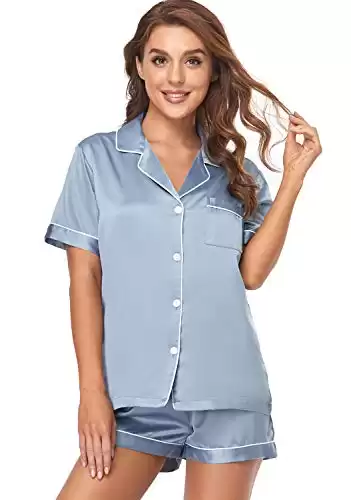 Satin Pajama 2-Piece Sleepwear Set