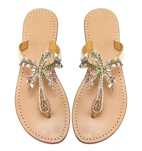 Rhinestone Jeweled Sandals