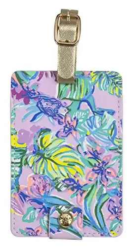 Lilly Pulitzer Luggage Tag, Mermaid in The Shade