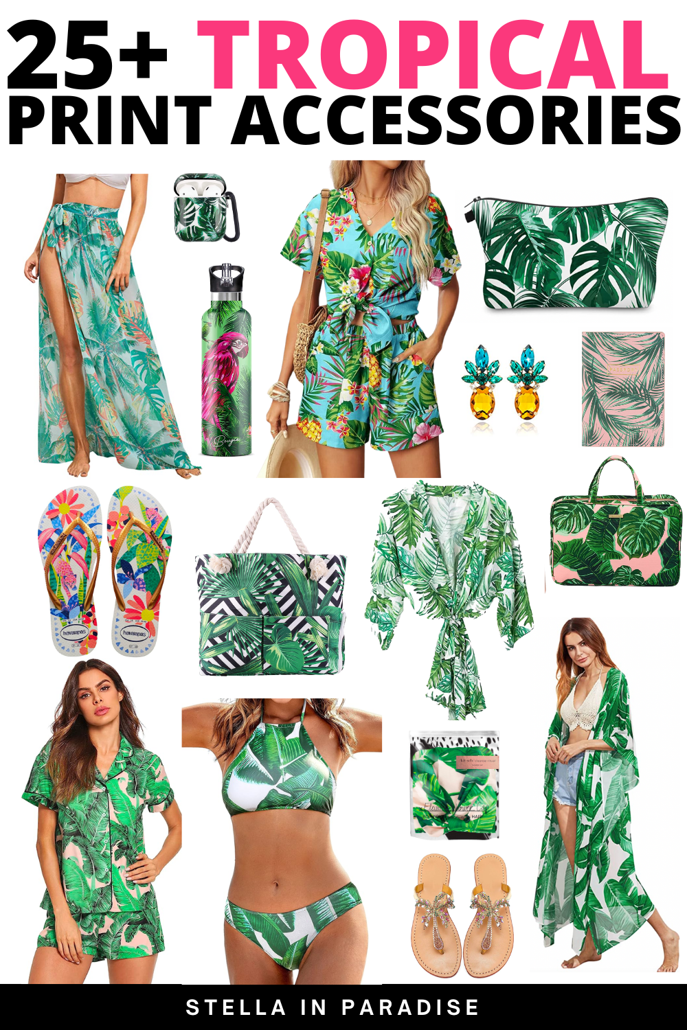 25+ Must-Have Tropical Accessories for a Beach Vacation - Stella in ...