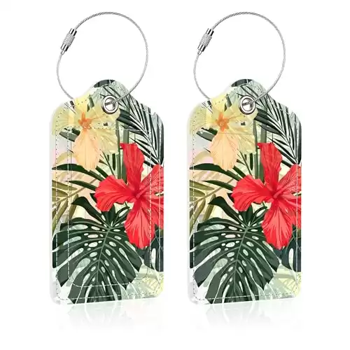 Tropical Luggage Tag