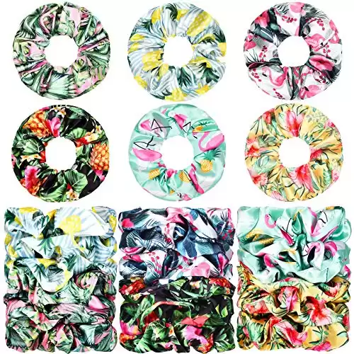 Tropical Hair Scrunchies