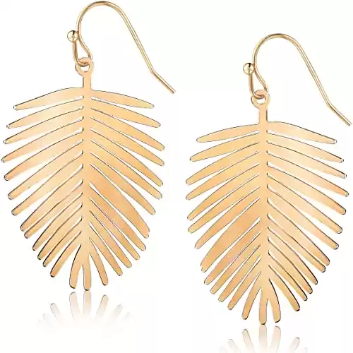 Gold Leaf Earrings