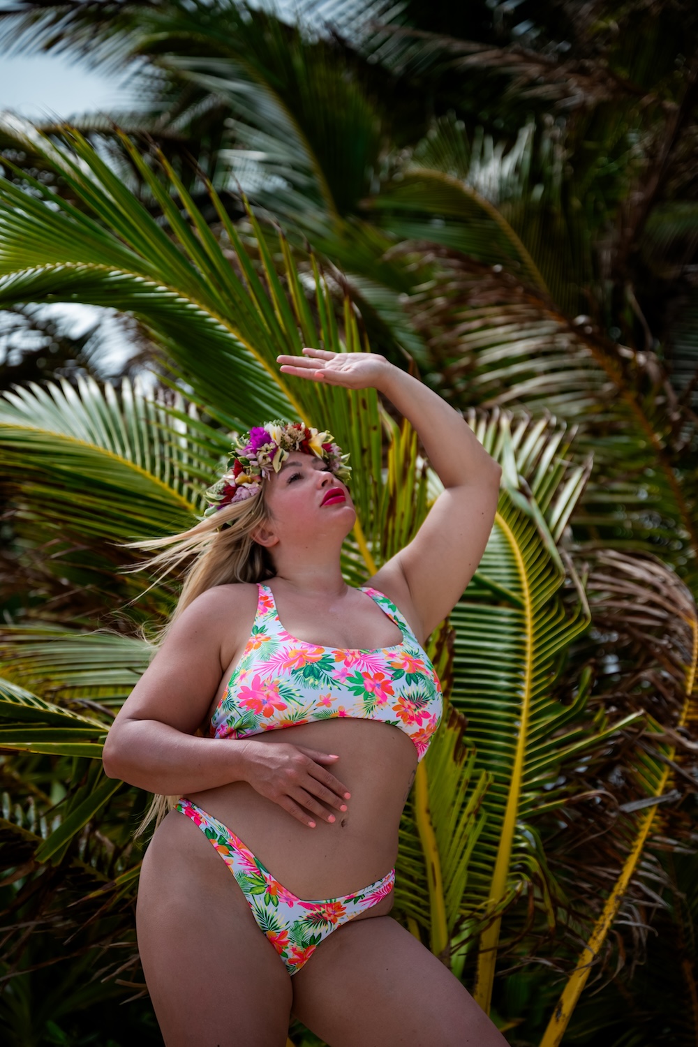 Kulani Kinis Crop Tie Back Bikini